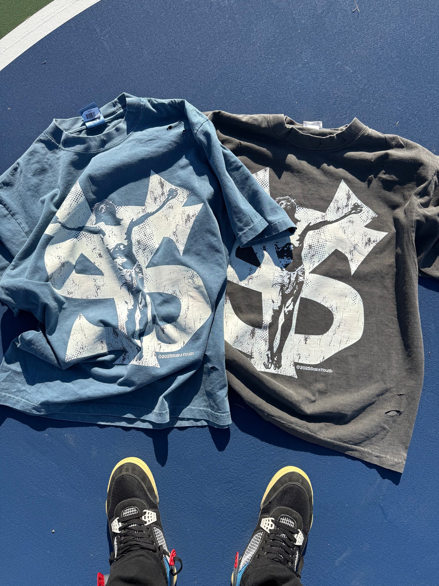 CROSSFADED OVERSIZED TEE